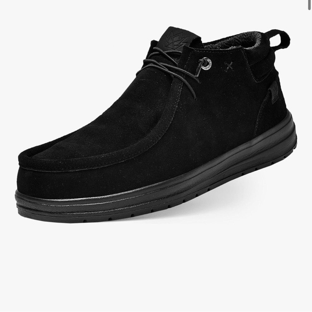 Mucho Mahalo KONA & Chukka Men's Loafers Slip-On Business Casual Shoes Black 8